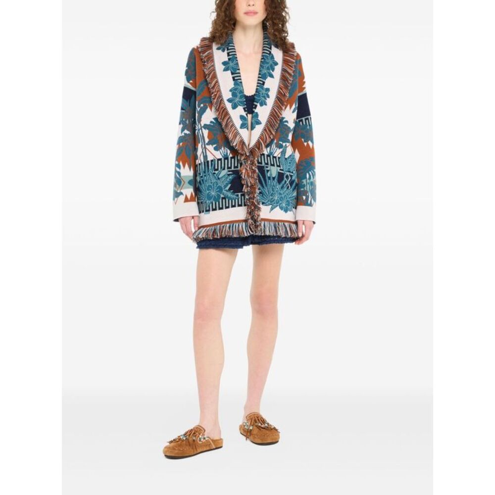 Alanui Women's Island Soul Wool Cardigan - Picture 5 of 5